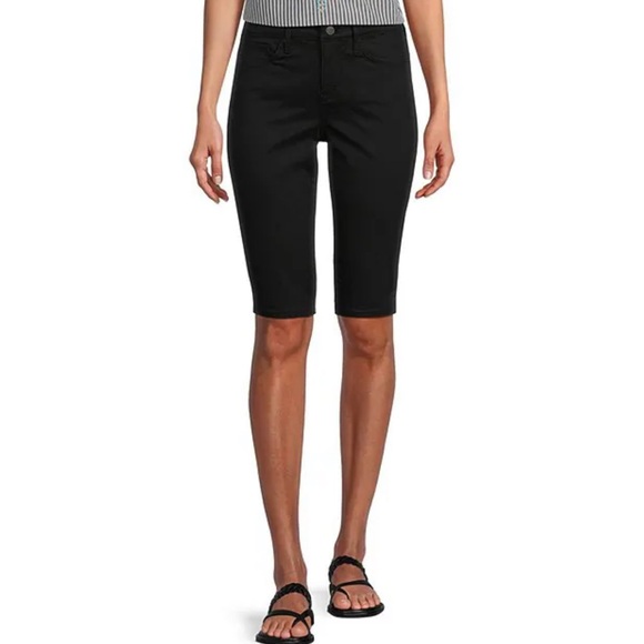 NYDJ Sophie Capri Jeans, 12P, Black - Picture 1 of 7